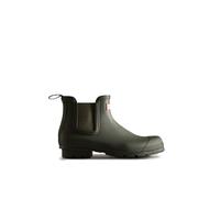 Hunter Men's Mens Original Chelsea Boot Dark Olive in Khaki | Size: 9 Hunter Khaki 9
