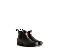 Hunter Mens Original Chelsea Boots - Black Rubber - Size UK 8