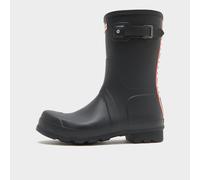 Hunter Men's Tri-Colour Logo Backstrap Short Wellington Boots, Black 9