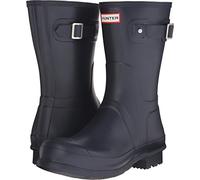 (Blue, 7 (Adults')) Hunter Original Short Wellington Boots Rubber Men's Navy Wellington Boots