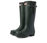 (Green, 10 (Adults')) Hunter Original Side Adjustable Rubber Men's Dark Olive Wellington Boots