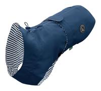 HUNTER Milford Dog Raincoat, Colour: Blue, Ergonomic Fit for Optimal Protection, Individually Adjustable, Zip for Harness Carrier, Easy to Clean & Washable at 30 °C, Size: 55