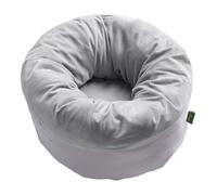 HUNTER Miranda Pet Bed - Grey - Round Shape - Extra Soft & Plush - Ideal for Snuggling, Sleeping and Resting - Machine Washable at 30°C - For Dogs and Cats - Size: 50 x 50 cm