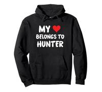 Hunter - My Heart Belongs To Hunter - Love Pullover Hoodie