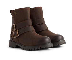 Hunter Ness Leather Womens Brown Boots - Size UK 5