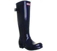 Hunter Orig Womens Rubber Long Wellington Boots In Navy UK Sizes 3 - 7