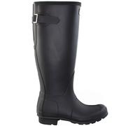 Hunter Original Back Adjustable Womens Black Wellington Boots WFT1001RMA_BLK