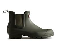 Hunter Original Chelsea Boot Dark Olive Nylon pull tab to makes stepping into