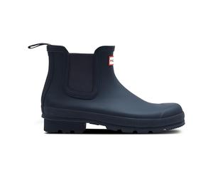 Hunter Original Chelsea Boot Navy Nylon pull tab to makes stepping into the ea
