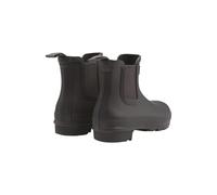 Hunter Original Chelsea Boots Navy Rear pull on loop, logo face
