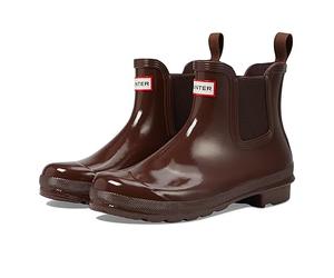 Hunter Original Chelsea Gloss Womens - Brown Bolt - 38 EU