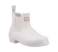 Hunter Original Chelsea Rubber WoMens Cast Wellington Boots - Light Grey - Size UK 4