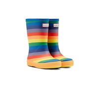 Hunter Original First Classic Rainbow Print Wellington Boots Multicoloured