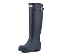 Hunter Womens Original Tall Wellington Boots in Navy - Blue Rubber - Size UK 3