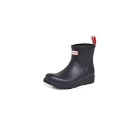 Hunter Play Short Wellington Boot = Black, Black, Size 3, Women Black