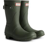 Hunter Original Short Boot Rubber Women's Dark Olive Wellington Boots UK 5