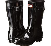 Hunter Original Short Gloss, Women's Wellington Boots, Black (Black), 4 UK (37 EU)