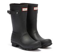 Hunter Womens Original Short Boots - Black Rubber - Size UK 7