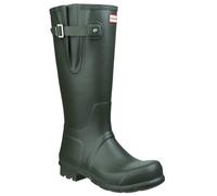 Hunter Original Side Adjustable Rubber Men's Calf Length Boots - Dark Olive - Size:UK 8