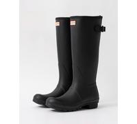 Hunter Original Tall Back Adjustable Womens Wellies - Black - Black - UK6 EU39 US8