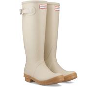 Hunter Original Tall Boot Rubber Womens Gravel/Biscuit Wellington Boots - Grey - Size UK 6
