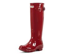 Hunter Original Tall Gloss, Women Rain Boots, Red (Military Red), 8 UK (42 EU)
