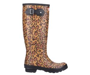 Hunter Original Tall Leopard Print Wellington Boot LEOPARD SIZE 4