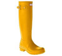 Hunter Original Tall Rubber Women's Calf Length Boots - Yellow - Size:UK 6