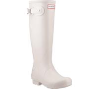 Hunter Original Tall Rubber WoMens Cast Wellington Boots - Light Grey - Size UK 8