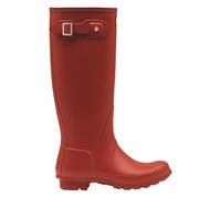 Hunter Original Tall Wellington Boots Military Red Waterproof, Textile lining