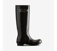 Hunter ORIGINAL TALL Womens Wellies Black Gloss - UK 3