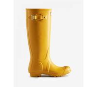 Hunter Original Tall Rubber Women's Calf Length Boots - Yellow - Size:UK 6