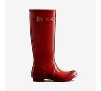 Women's Hunter Women's Original Tall Gloss Wellington Boots in Military Red