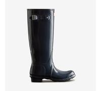 Hunter ORIGINAL TALL WOMENS Womens Casual Pull-On Wellingtons -Navy Gloss