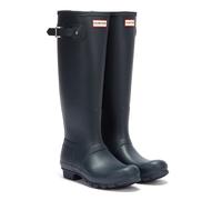 Hunter Original Womens Tall Rubber Wellington Boots - (Navy Blue) - Size UK 7