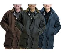Hunter Outdoor Horseman Unisex Wax Jacket (Olive, 2XL)