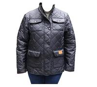 Hunter Outdoor Ladies Jayne Sandwich Quilted Jacket (Black, Large)