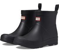 Hunter Play Boot Kids Unisex Black Pull On Rubber Ankle Wellington Boots NEW