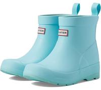 Hunter Play Boot Kids Unisex Blue Pull On Rubber Ankle Wellington Boots NEW