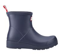 Hunter Play Short Boot Valtameri Blue Just grazing the top of ankle, this blac