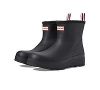 HUNTER Play Short Sherpa Insulated Boots for Women with Wedge Heel, Rear Pull-Tab, and Round Toe Footwear, Black, 9 UK