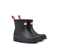 Hunter Play Short Wellington Boot = Black, Black, Size 3, Women Black