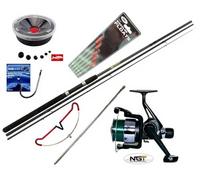 Hunter Pro 10' Carbon-X Beginners Float & Match Fishing Kit with Rod, NGT TZ40R Reel, Tackle & Rod Rest