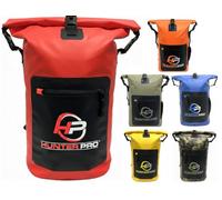 Hunter Pro 25Ltr Waterproof Dry Bag. Great for Fishing, Kayaking, Paddle Boarding, Sailing, Motorcycling, Cycling, Hiking etc. (Red)