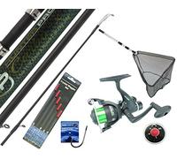 Hunter Pro Complete Fishing Kit Set 11' Carbon Rod, Rear Drag Reel, Landing Net and Tackle Set. Hunter Pro