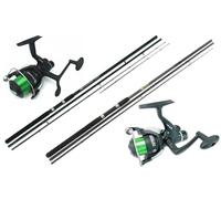 Hunter Pro Dual Discipline Fishing Set: 10 ft Carbon Float Match Rod & HP40R Reel + 11 ft Twin Tip Feeder Rod & HP50R Reel