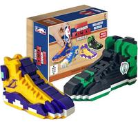 Hunter Products NBA Brick Heroes Kicks Series Small Collectible Building Mystery Sneaker Toy Asst. (300pcs), Ages 8+