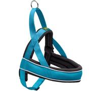 Hunter Racing Norwegian harness for dogs, nylon, reflective, coat-friendly, Blue, M