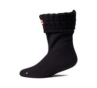 Hunter Recycled 6 Stitch Cable Short Sock Unisex - Black - 39-42 EU