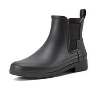 Hunter Womens Refined Chelsea Boots-Black-3 Black
